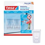tesa Klebehaken 2 cm x 5.5 cm transparent