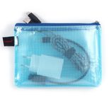 FolderSys Reißverschlussbeutel A6 blau