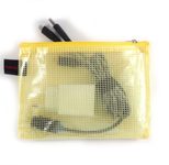 FolderSys Reißverschlussbeutel A6 gelb