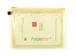 FolderSys Reißverschlussbeutel A4 gelb