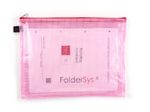 FolderSys Reißverschlussbeutel A4 rot