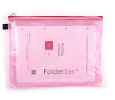 FolderSys Reißverschlussbeutel A4 rot