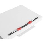 HASenPfeil ® 1 Heftstreifen  für DIN A4 weiß