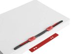 HASenPfeil ® 1 Heftstreifen  für DIN A4 rot