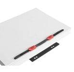 HASenPfeil ® 1 Heftstreifen  für DIN A4 schwarz