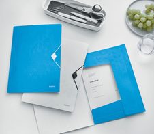 LEITZ Eckspanner WOW DIN A4 blau
