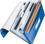 LEITZ Fächermappe DIN A4 6-Fach  blau