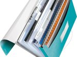 LEITZ Fächermappe DIN A4 6-Fach  eisblau