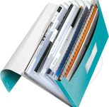 LEITZ Fächermappe DIN A4 6-Fach  eisblau