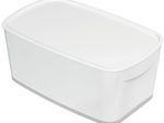 LEITZ Aufbewahrungsbox 5,0 l - 31,8 x 19,1 x 12,8 cm perlweiß/grau