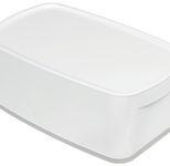 LEITZ Aufbewahrungsbox 5,0 l - 31,8 x 19,1 x 12,8 cm perlweiß/grau