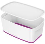LEITZ Aufbewahrungsbox 5,0 l - 31,8 x 19,1 x 12,8 cm perlweiß/pink