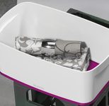 LEITZ Aufbewahrungsbox 5,0 l - 31,8 x 19,1 x 12,8 cm perlweiß/pink