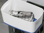 LEITZ Aufbewahrungsbox 5,0 l - 31,8 x 19,1 x 12,8 cm perlweiß/blau