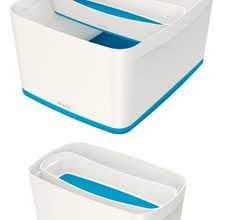 perlweiß/blau