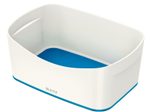 LEITZ Aufbewahrungsbox 3,0 l - 24,6 x 16,0 x 9,8 cm perlweiß/blau