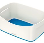 LEITZ Aufbewahrungsbox 3,0 l - 24,6 x 16,0 x 9,8 cm perlweiß/blau