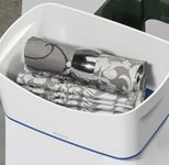 LEITZ Aufbewahrungsbox 3,0 l - 24,6 x 16,0 x 9,8 cm perlweiß/blau