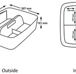 LEITZ Einsatz für Aufbewahrungsboxen 6,0 l - 37,5 x 30,7 x 10,1 cm perlweiß