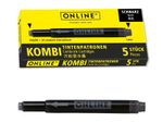 ONLINE® Tintenpatronen für Füller schwarz