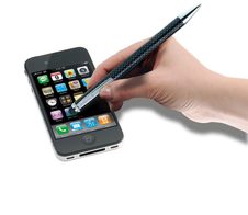 ONLINE® Touchpen-Kugelschreiber 0.8 mm Blau