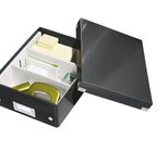 LEITZ Aufbewahrungsbox 900 Blatt - 22,0 x 28,5 x 10,0 cm schwarz