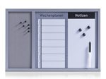 Zeller Whiteboard-Pinnwand 60,0 x 40,0 cm Kork/Whiteboard grau/weiß