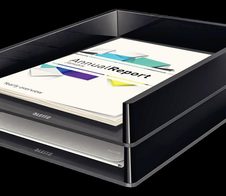 LEITZ Briefablage DIN A4 schwarz/grau