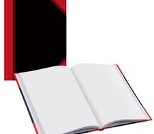 Bantex Notizbuch DIN A5 blanko, 192 Seiten