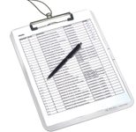 herlitz Klemmbrett DIN A4 glasklar