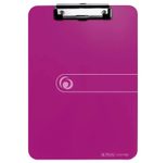 herlitz Klemmbrett easy orga DIN A4 opak beere