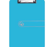 herlitz Klemmbrett DIN A4 transparent blau