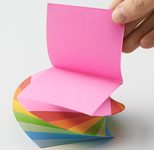 folia Notizzettel geleimt 7.5 cm  x 7.5 cm farbsortiert