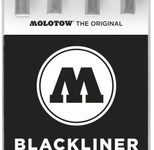 MOLOTOW Blackliner Fineliner-Set 0.6 + 0.5 + 0.7 + 1.0 mm Schwarz