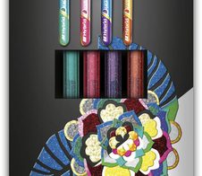 Pentel Dual Glitzer Gelschreiber 0.5 mm, Schreibfarbe: Mehrfarbig