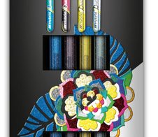 Pentel Dual Glitzer Gelschreiber 0.5 mm, Schreibfarbe: Mehrfarbig