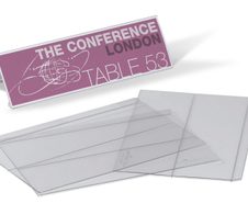 DURABLE Tischaufsteller Tischnamensschild 21,0 x 5,0 x 6,1 cm