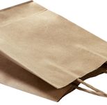 folia Tragetaschen 18,0 x 21,0 cm braun