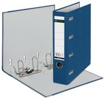 LEITZ Doppelordner 2x A5 quer Karton blau