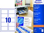 AVERY Zweckform Visitenkarten 185 g/m² matt weiß