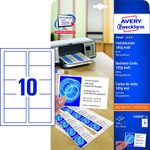 AVERY Zweckform Visitenkarten 185 g/m² matt weiß