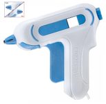 WESTCOTT mini Heißklebepistole weiß/blau