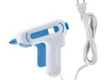 WESTCOTT mini Heißklebepistole weiß/blau