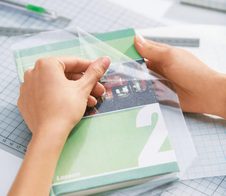 HERMA Bucheinbandfolie selbstklebend 40 cm x 10 m transparent