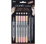 COPIC® Ciao 5+1 Set Skin Tones Layoutmarker-Set 1.0 + 6.0 mm Mehrfarbig