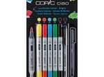 COPIC® Ciao 5+1 Set Brights Layoutmarker-Set 1.0 + 6.0 mm Mehrfarbig