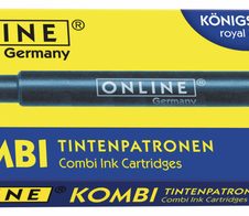ONLINE® Tintenpatronen für Füller königsblau