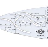 WEDO Parabelschablone transparent