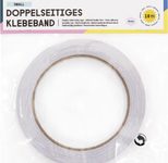 folia doppelseitiges Klebeband 5 mm  x 18 m transparent