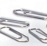 DURABLE Büroklammern Metall silber